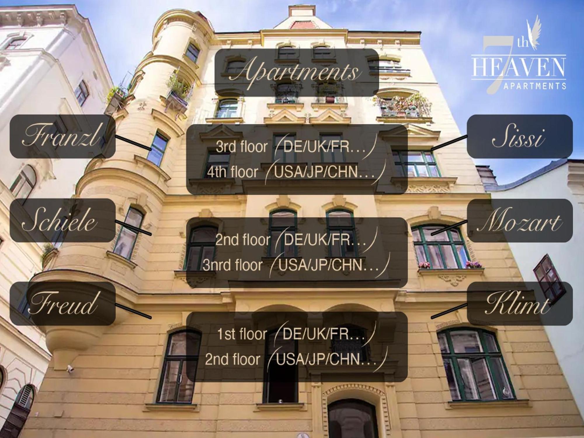 7Th Heaven Vienna Center Apartments Kültér fotó